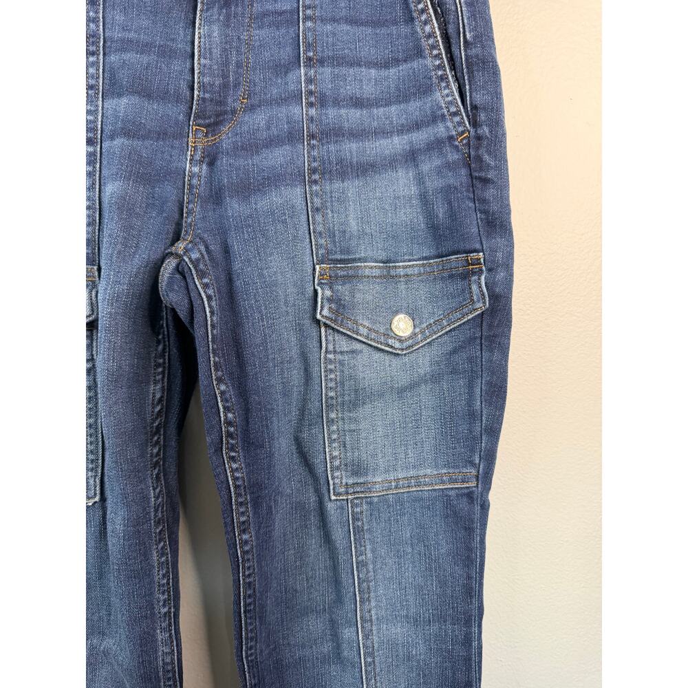 White House Black Market Womens High Rise Skinny Flare Jeans Size 4 - Picture 7 of 9